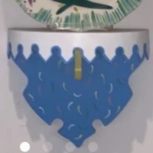 HAND PAINTED WHIMSICAL WALL SHELF